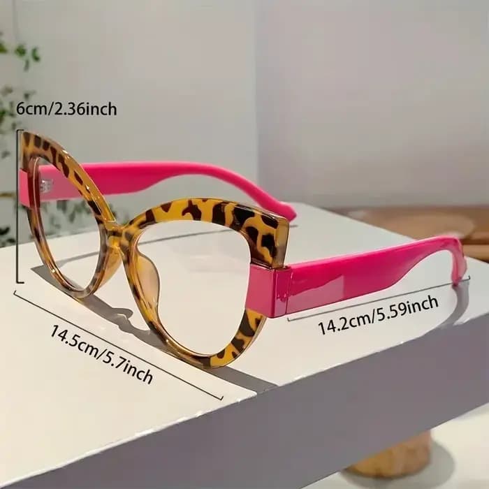 Nouvelles lunettes œil de chat haute définition à la mode avec grand cadre