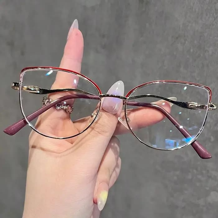 Lunettes unies à la mode pour femmes