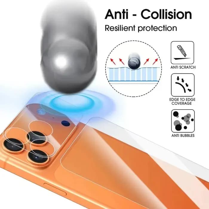 Objectif 4 en 1 + verre trempé pour écran arrière, pour iPhone 17/17 Air/17 Pro/17 Pro Max HD, Films de protection transparents anti-rayures pour iPhone17