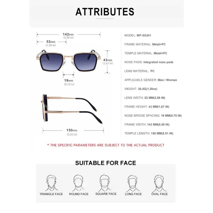 Lunettes de soleil tendance européennes et américaines pour hommes