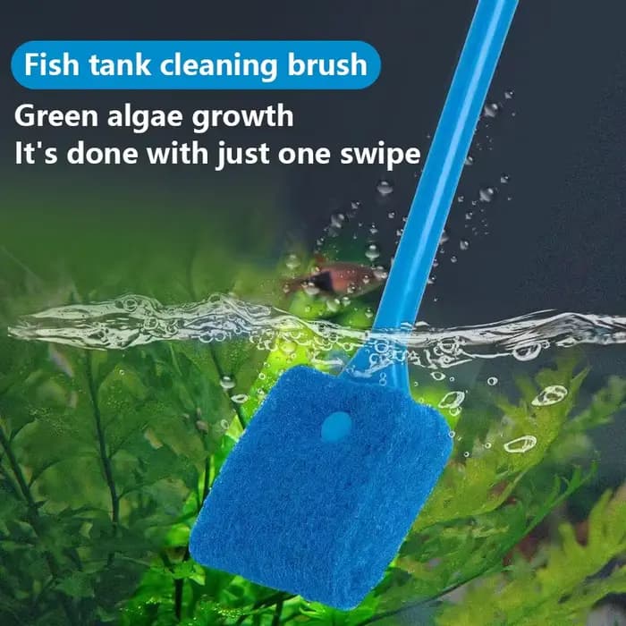 Brosse à gratter les algues pour fenêtre flottante, outil de nettoyage précieux pour poisson, verre, plante, livres, éponge, aquarium, accessoires
