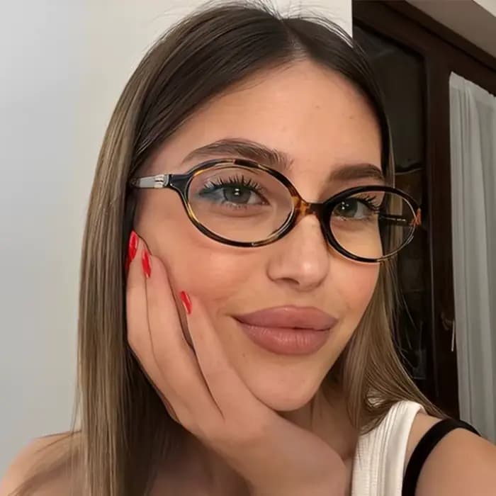 Lunettes optiques rétro Anti rayons bleus pour femmes