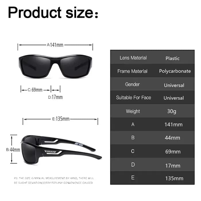 Lunettes de soleil polarisées hommes Designer HD conduite