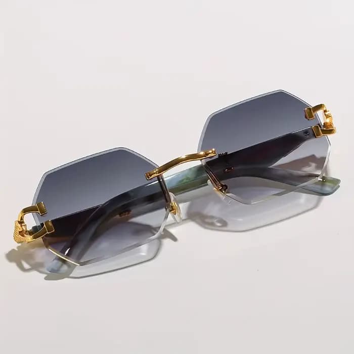 Lunettes de Sport à imprimé léopard géométrique pour femmes