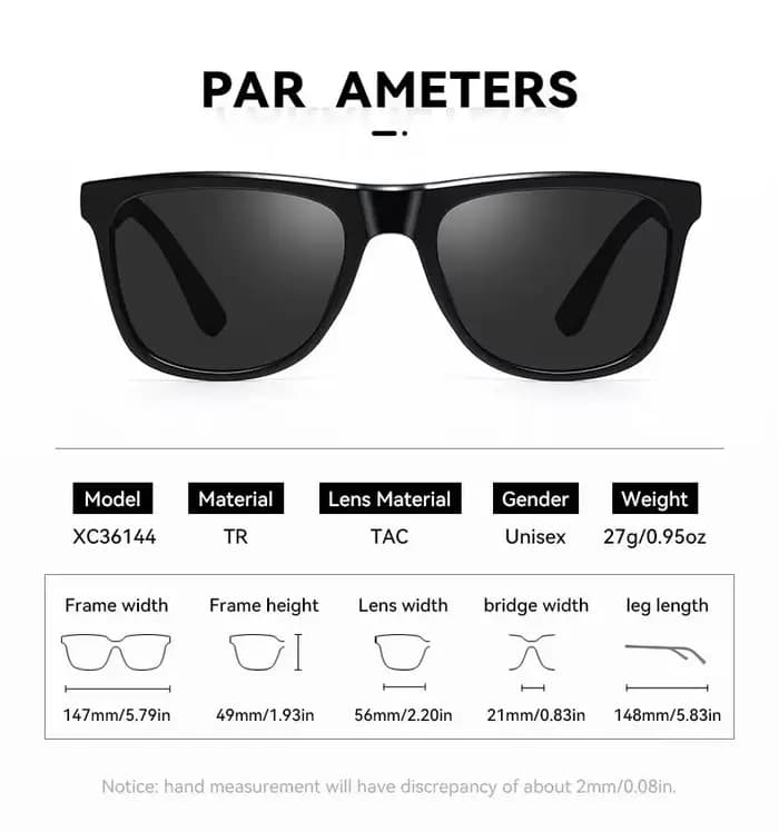 Lunettes de soleil polarisées Vintage carrées de luxe pour hommes femmes mode voyage voiture conduite Anti-éblouissement