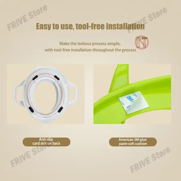 Siège de toilette souple pour enfants, chaise de toilette portable pour bébé, urinoir d'entraînement pour enfants, coussin en polymères, dessin animé