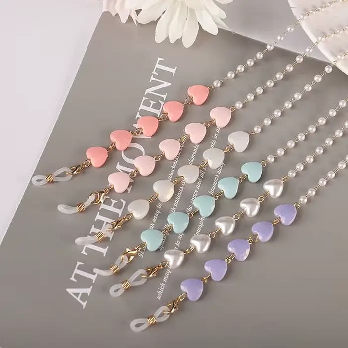 Lunettes de soleil en perles de cristal pour femmes