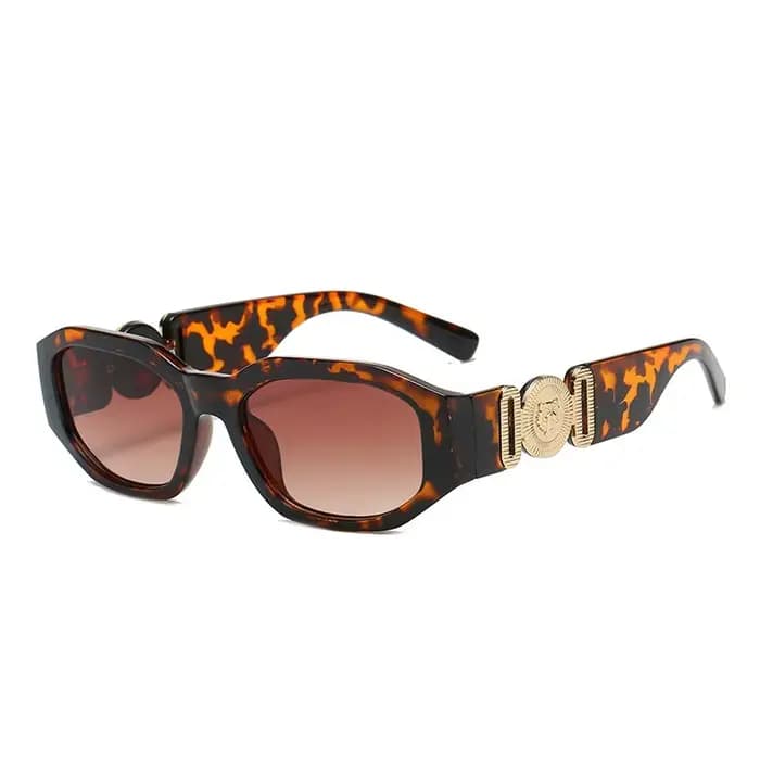 LONSY mode lunettes De soleil carrées femme marque Design noir dégradé