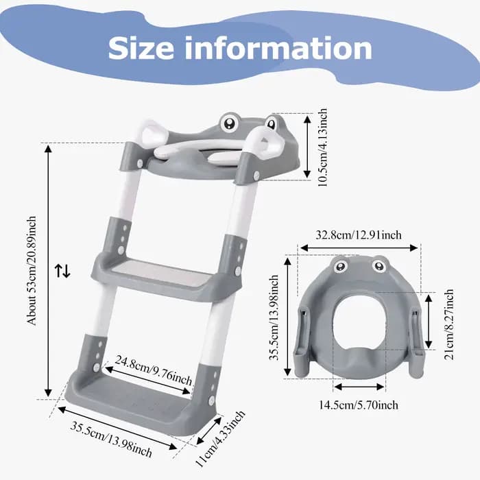 Siège de toilette pour enfants avec échelle, portable et pliable, marchepied auxiliaire pour enfants, urinoir pour bébé, pour l'apprentissage de la propreté des tout-petits
