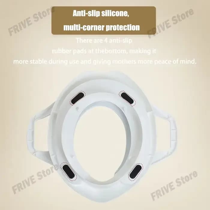 Siège de toilette souple pour enfants, chaise de toilette portable pour bébé, urinoir d'entraînement pour enfants, coussin en polymères, dessin animé