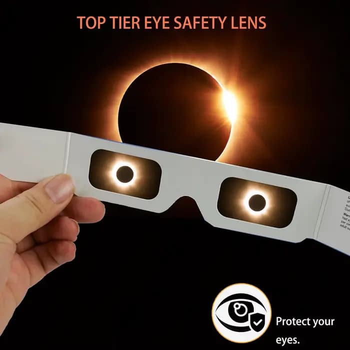 Pack de 10 lunettes d'éclipse solaire-lunettes de soleil de visualisation