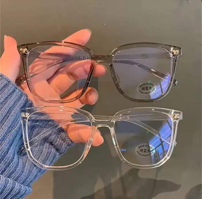 Lunettes carrées anti-lumière bleue pour hommes et femmes