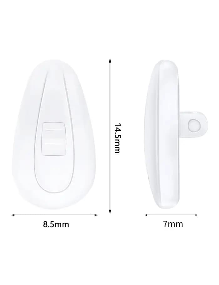 EZReplace plaquettes nasales en Silicone remplacement de pièce nasale pour Prada PR 11ZVD-50,PR 11ZVD-54,PR 12ZVD-51 lunettes/lunettes de soleil