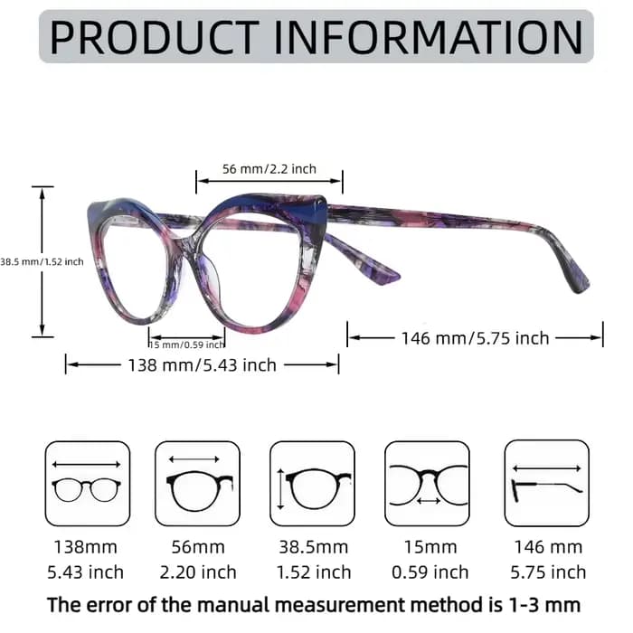 Lunettes en acétate vintage faites à la main de haute qualité