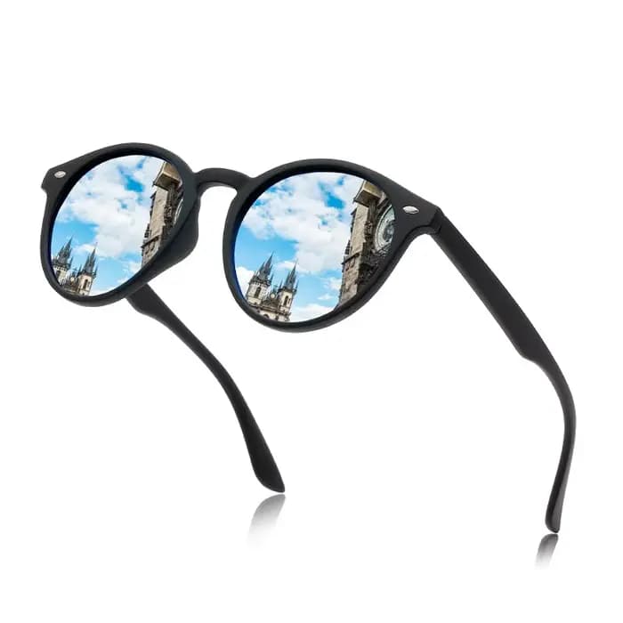 Lunettes de soleil rondes tendance pour femmes et hommes