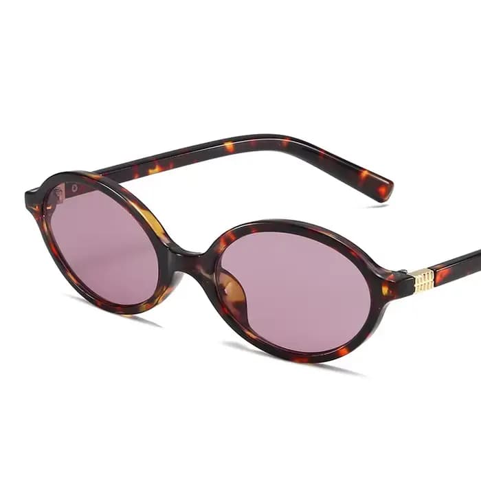 Lunettes de soleil ovales mignonnes pour femmes