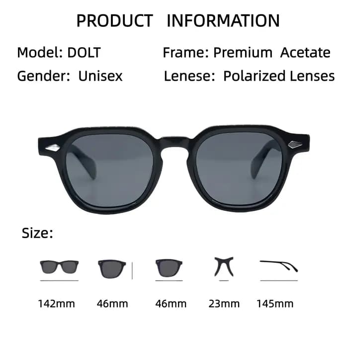 Lunettes de soleil carrées MOSCO Style DOLT