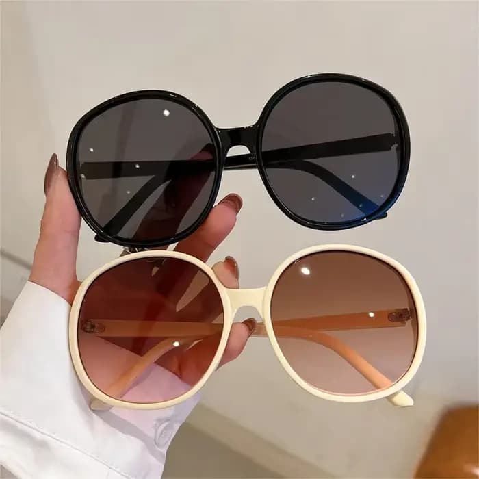 Lunettes de soleil rondes de créateur de marque de luxe pour femmes et hommes, lunettes de soleil vintage à la mode, lunettes de soleil ChimPunk Respzed Big Frame Shades, UV400