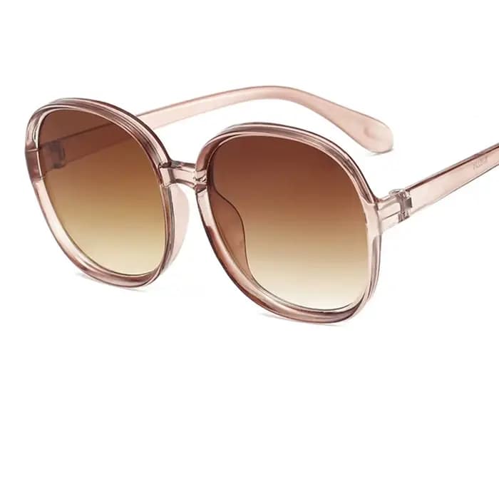 Lunettes de soleil rondes de luxe pour femmes