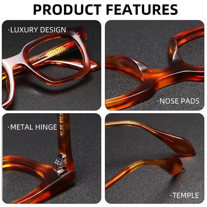 Monture en acétate japonais hommes marque Design Vintage rétro lunettes de lecture femmes