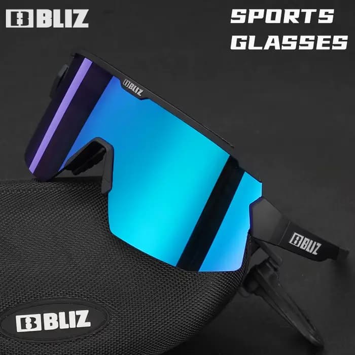 Lunettes de cyclisme B BLIZ Breeze UV400 coupe-vent pour VTT, unisexe, pour le cyclisme, le ski et la randonnée, avec 2 verres interchangeables