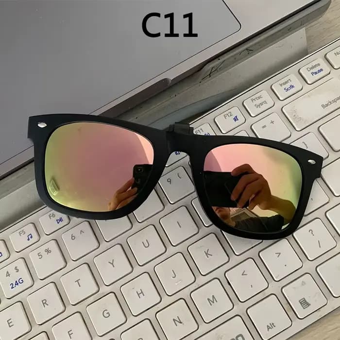 BOYSEEN 2026 Produit Tendance Lunettes de Soleil Photochromiques Polarisées à Clipser pour Hommes et Femmes