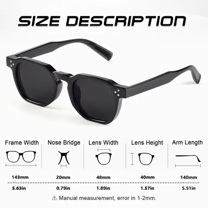 CRIXALIS carré Rivets lunettes de soleil pour femmes hommes Vintage tendance