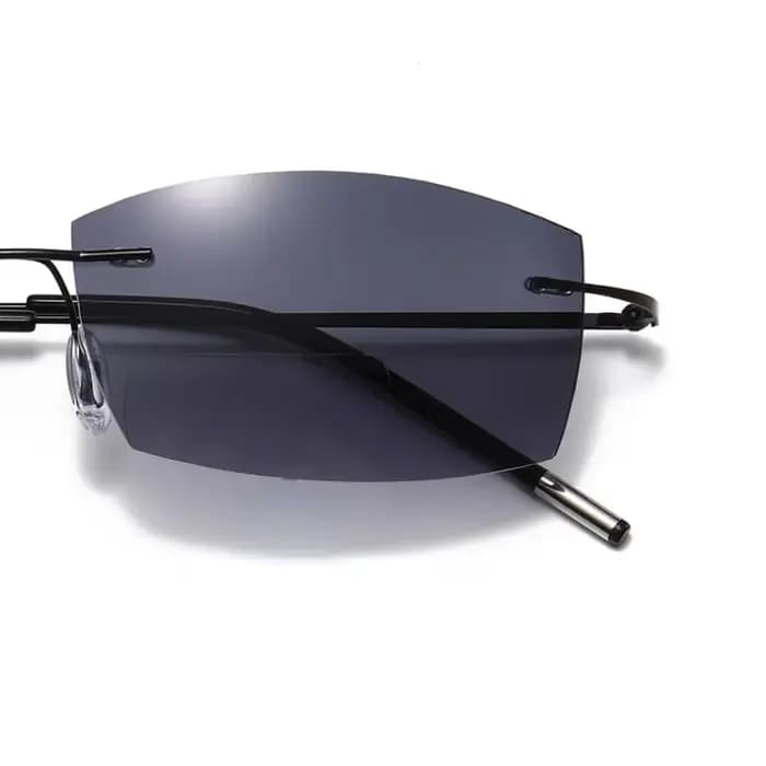 Lunettes de lecture bifocales sans cadre pour hommes