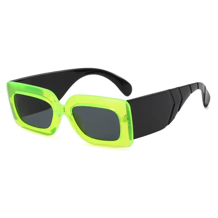 Lunettes De soleil carrées hommes femmes peau De serpent
