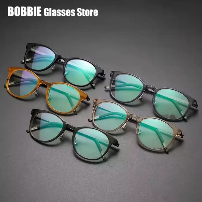 Lunettes en titane monture femmes hommes