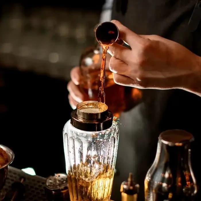 Jigger pour Bar à Cocktail, 1oz/2oz, en acier inoxydable, Design japonais, tasse à mesurer pour Mojito, outils de Bar, tasse à mesurer Double face