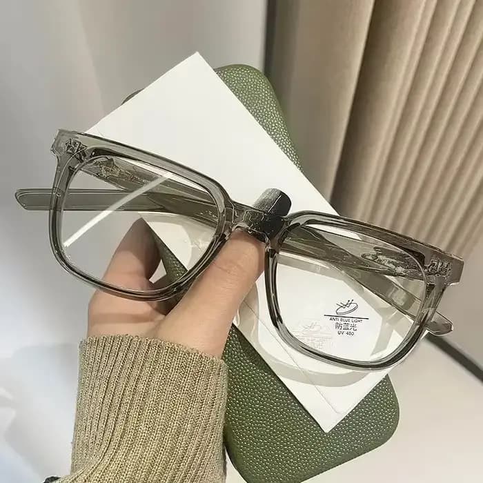 Lunettes de myopie à monture noire rétro coréenne pour femmes