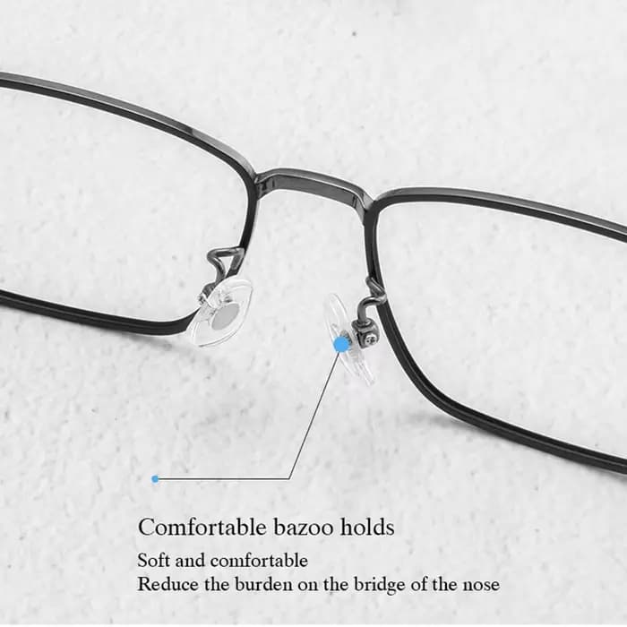 Monture de lunettes en titane pur pour hommes et femmes
