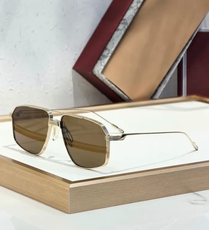 Lunettes de soleil aviateur surdimensionnées JAGGER – Alliage de luxe
