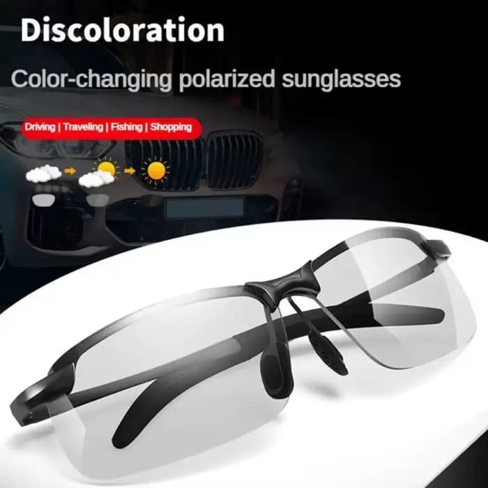 Lunettes de conduite photochromiques pour hommes