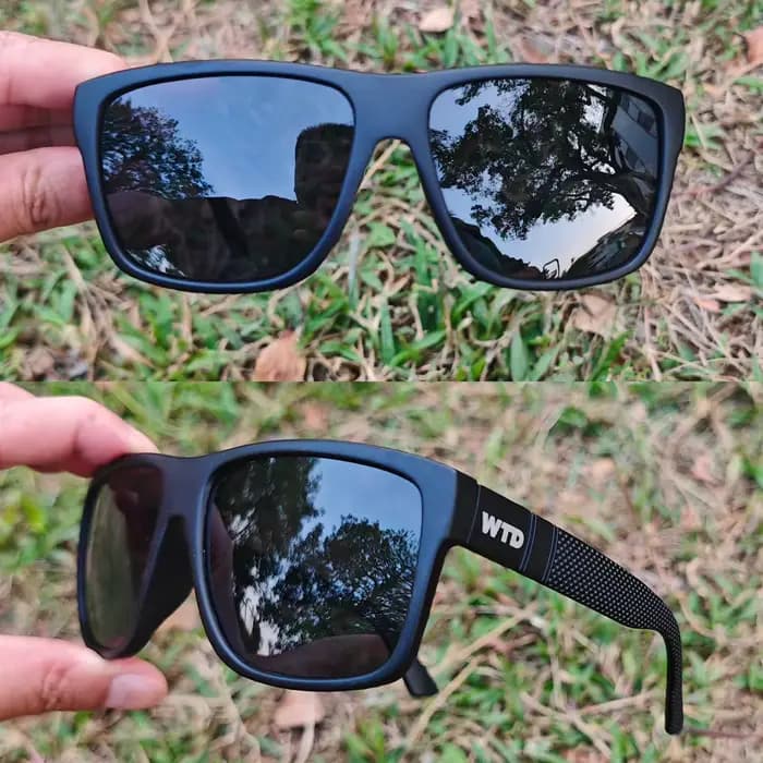 Lunettes de soleil polarisées WTD UV400 anti-reflet coupe-vent pour hommes et femmes