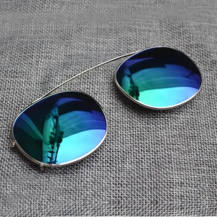LemRish-Lunettes de soleil polarisées à clipser pour hommes et femmes
