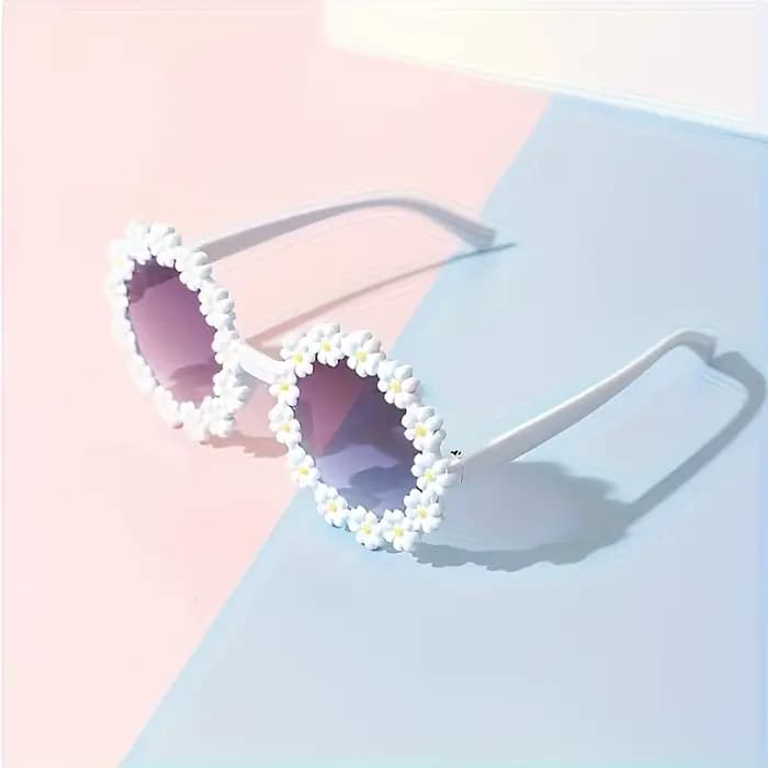 6 paires de lunettes unisexes rondes en forme de cœur