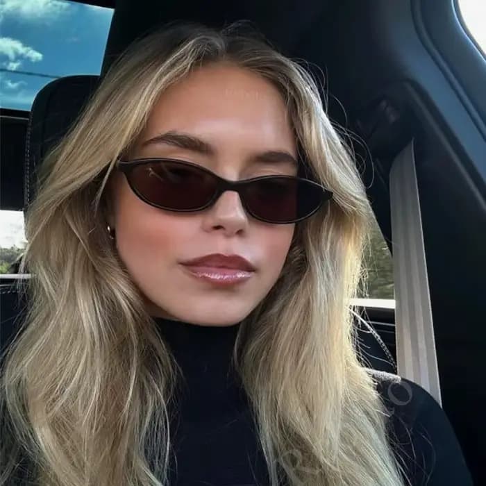 Lunettes de mode pour femmes avec monture ovale