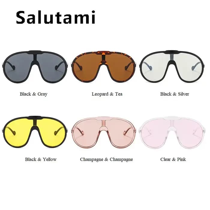 Lunettes de soleil surdimensionnées