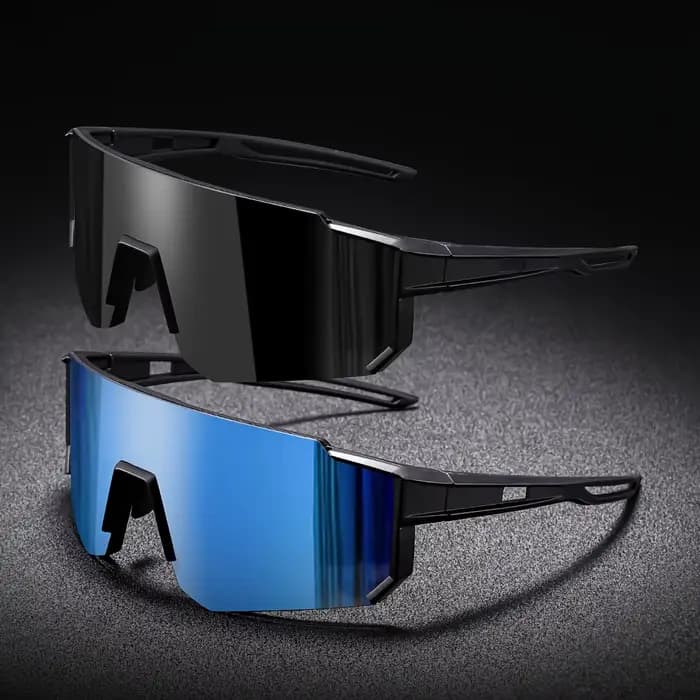 Lunettes de soleil de cyclisme surdimensionnées pour hommes