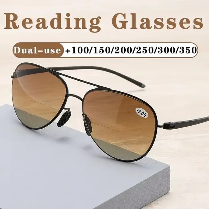 Lunettes de lecture bifocales pour hommes