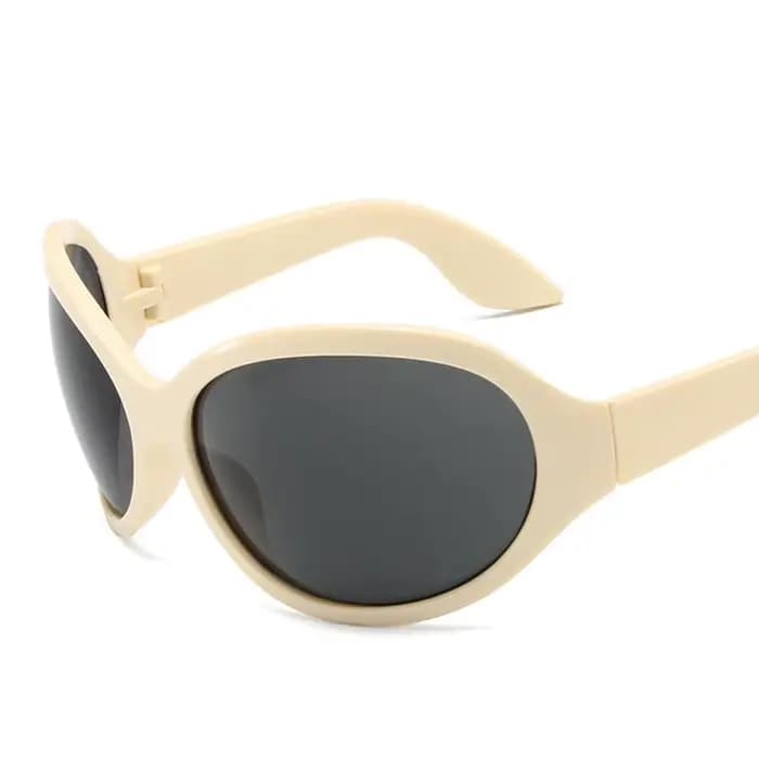 Lunettes de soleil ovales surdimensionnées pour hommes et femmes