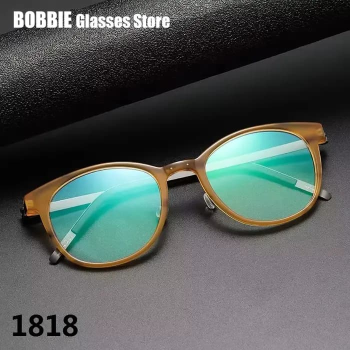 Lunettes en titane monture femmes hommes