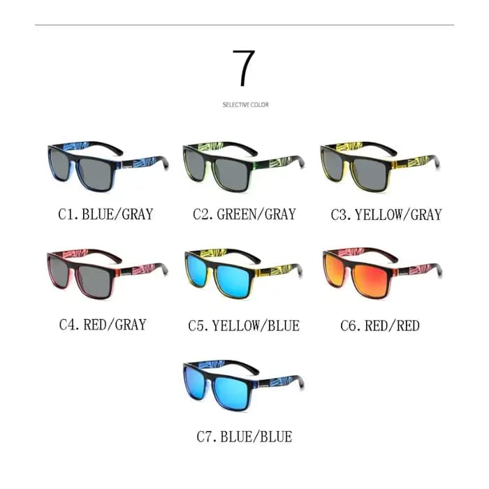 Lunettes de soleil polarisées de marque pour hommes