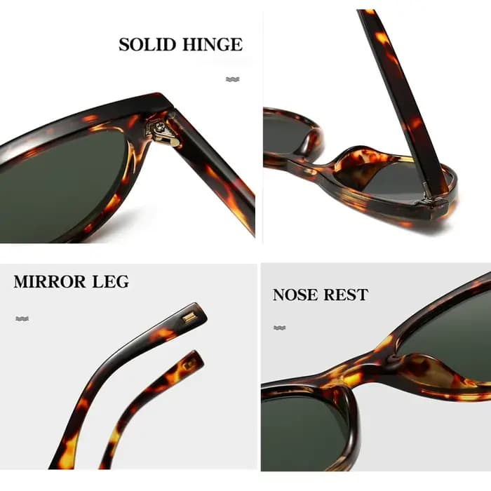 VIVIBEE 2026 Lunettes de soleil œil de chat pour femme