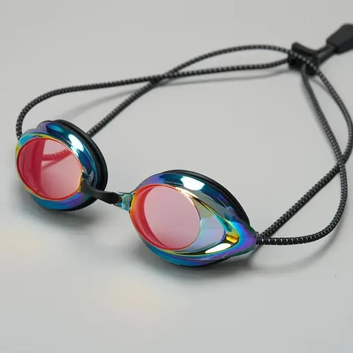 Nouvelles lunettes de natation tête de corde avec couleur vive galvanisées