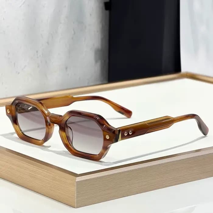 Lunettes de soleil carrées JOHN DALIA Project 05 en acétate de qualité supérieure pour hommes et femmes