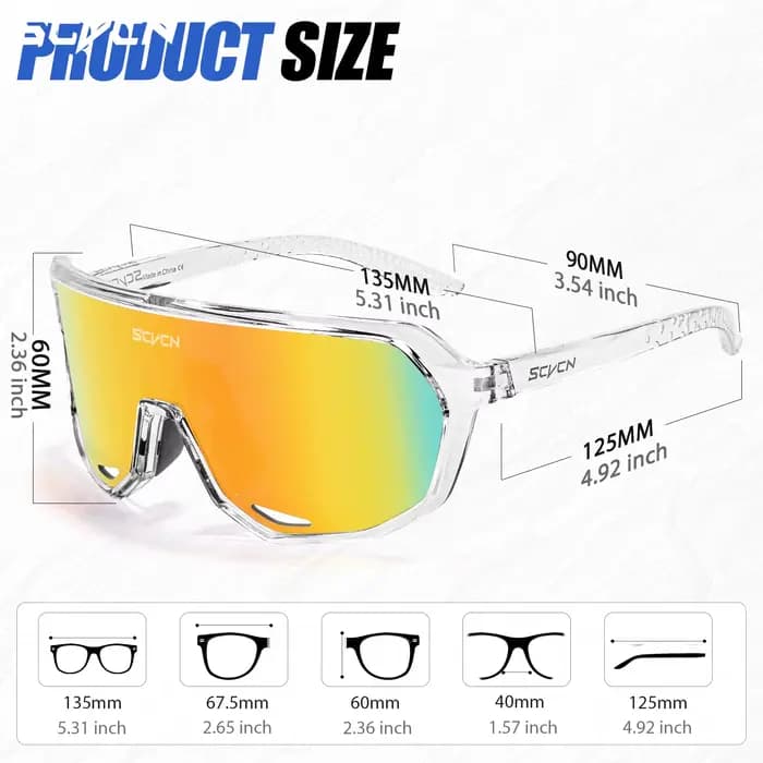 SCVCN lunettes de cyclisme UV400