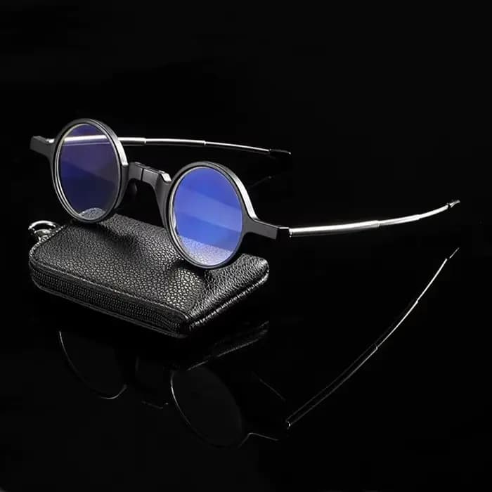 Lunettes de lecture rondes pliables à la mode pour femmes